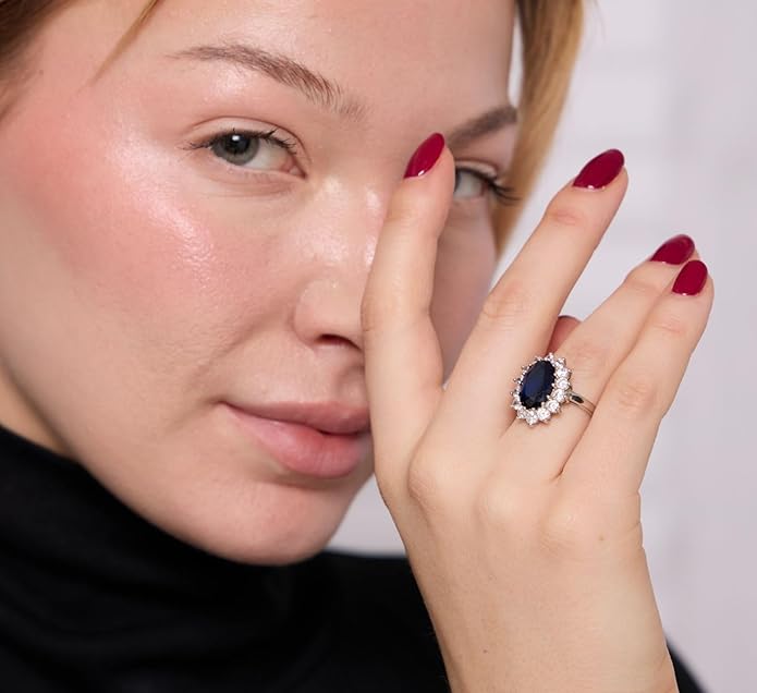 Anello "Diana" Zaffiro Étoile™