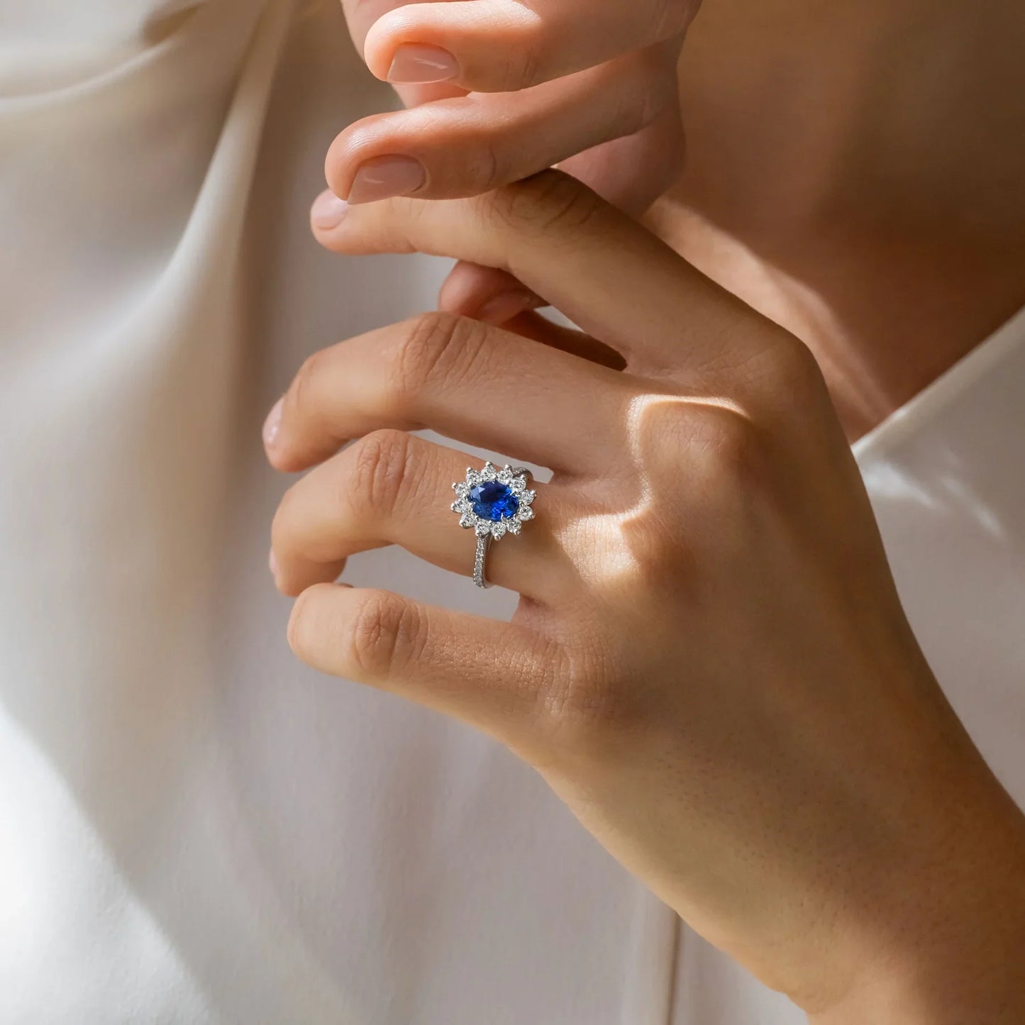 Anello "Diana" Zaffiro Étoile™