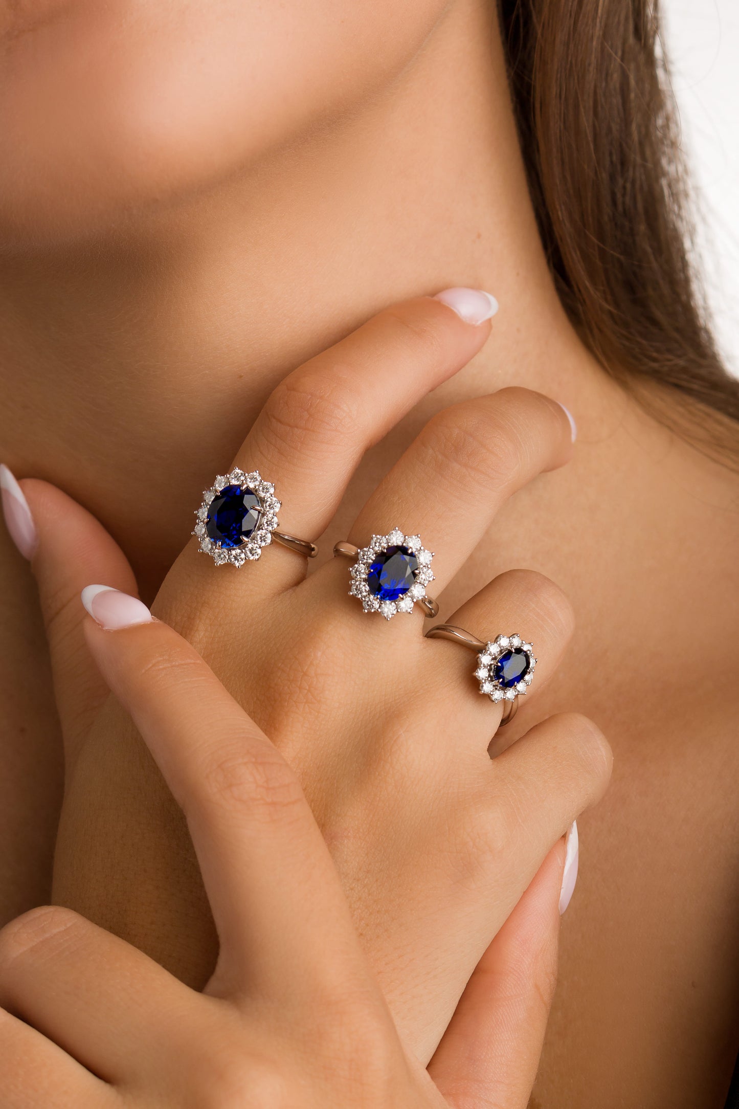 Anello "Diana" Zaffiro Étoile™