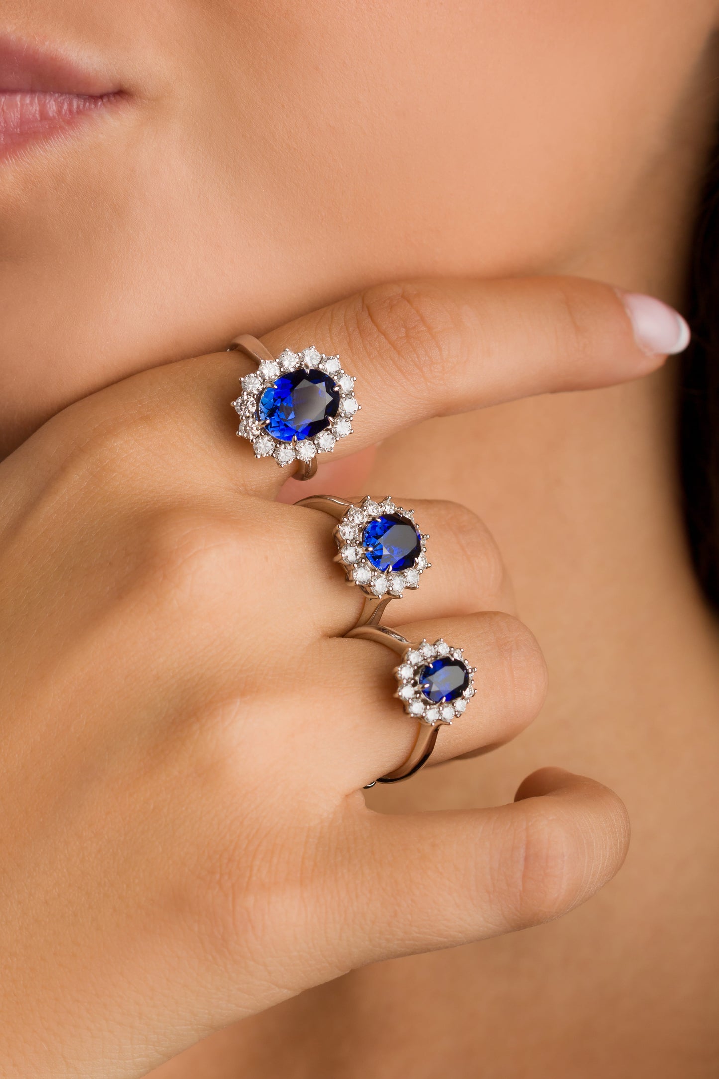 Anello "Diana" Zaffiro Étoile™