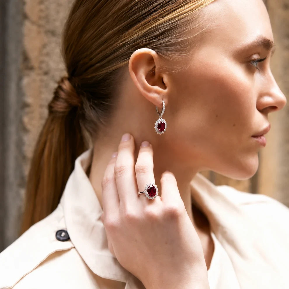 Boucles d'oreilles saphir Étoile™