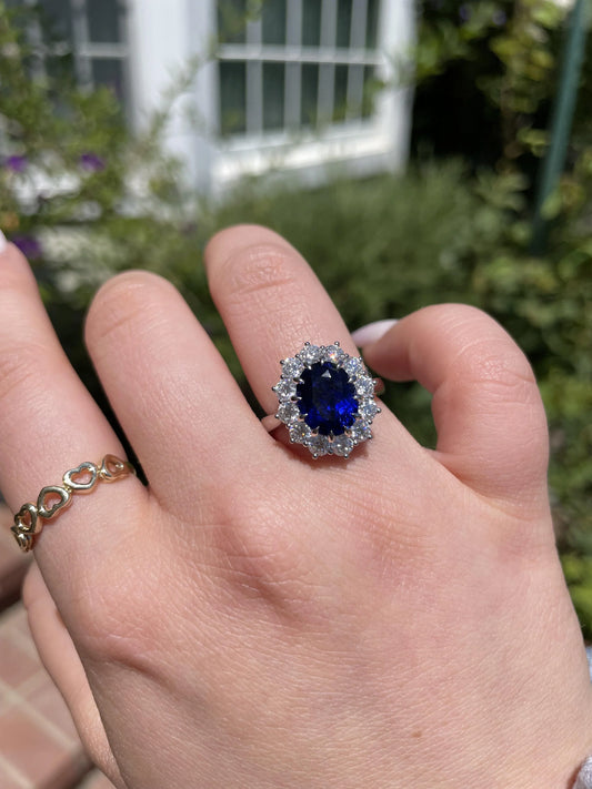 Anello "Diana" Zaffiro Étoile™