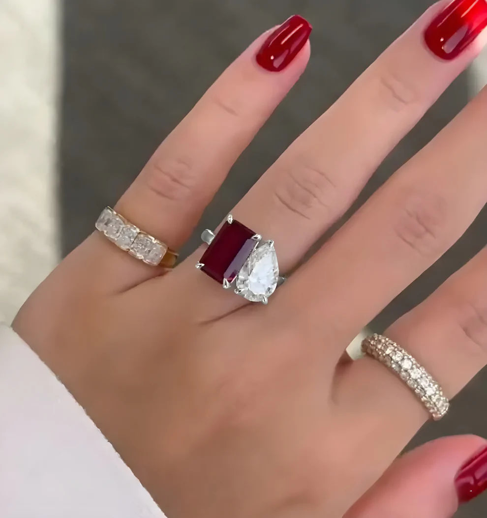 Toi et Moi Étoile™ Ring