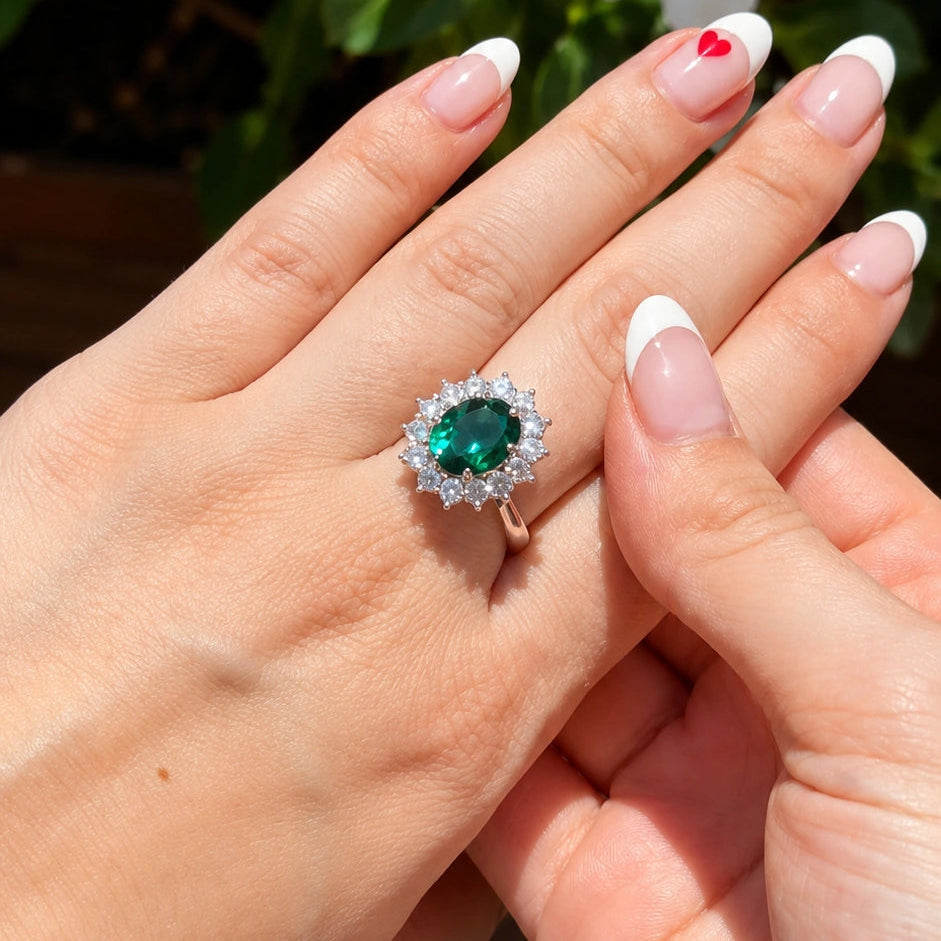 Bague Saphir Étoile™ "Diana"