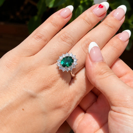 Anello "Diana" Smeraldo Étoile™
