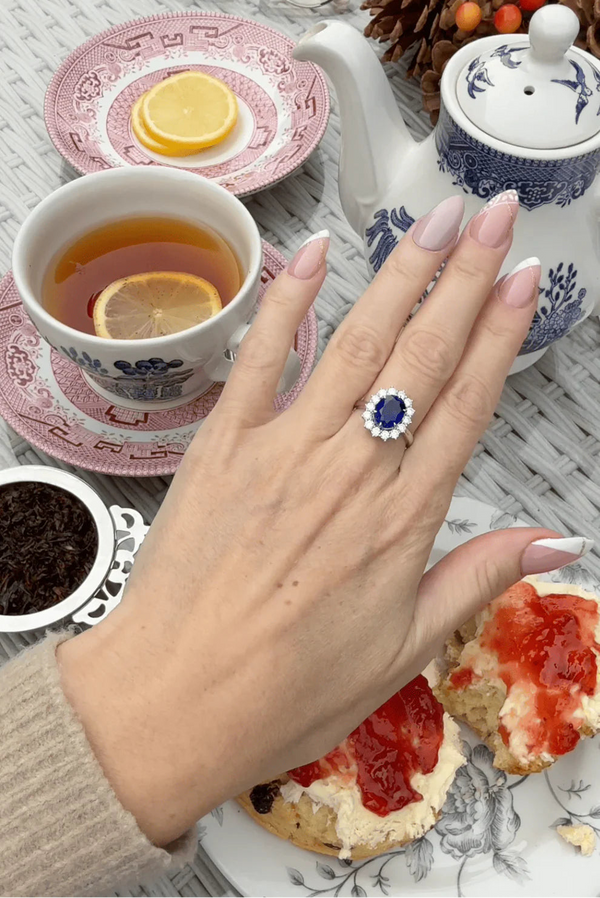 Anello "Diana" Zaffiro Étoile™