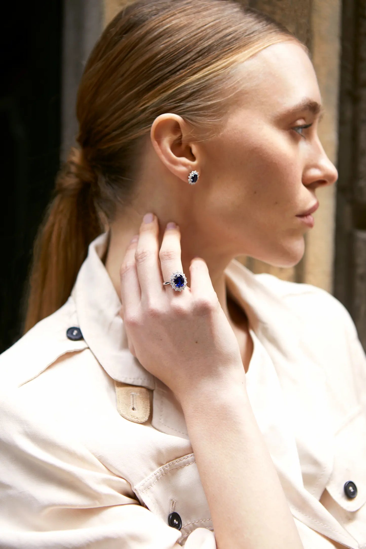 Anello "Diana" Zaffiro Étoile™