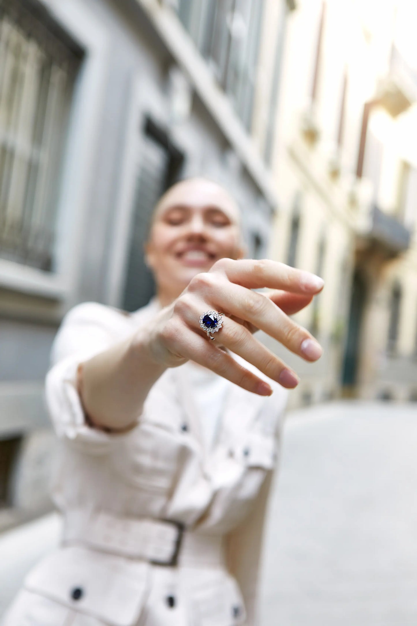 Anello "Diana" Zaffiro Étoile™