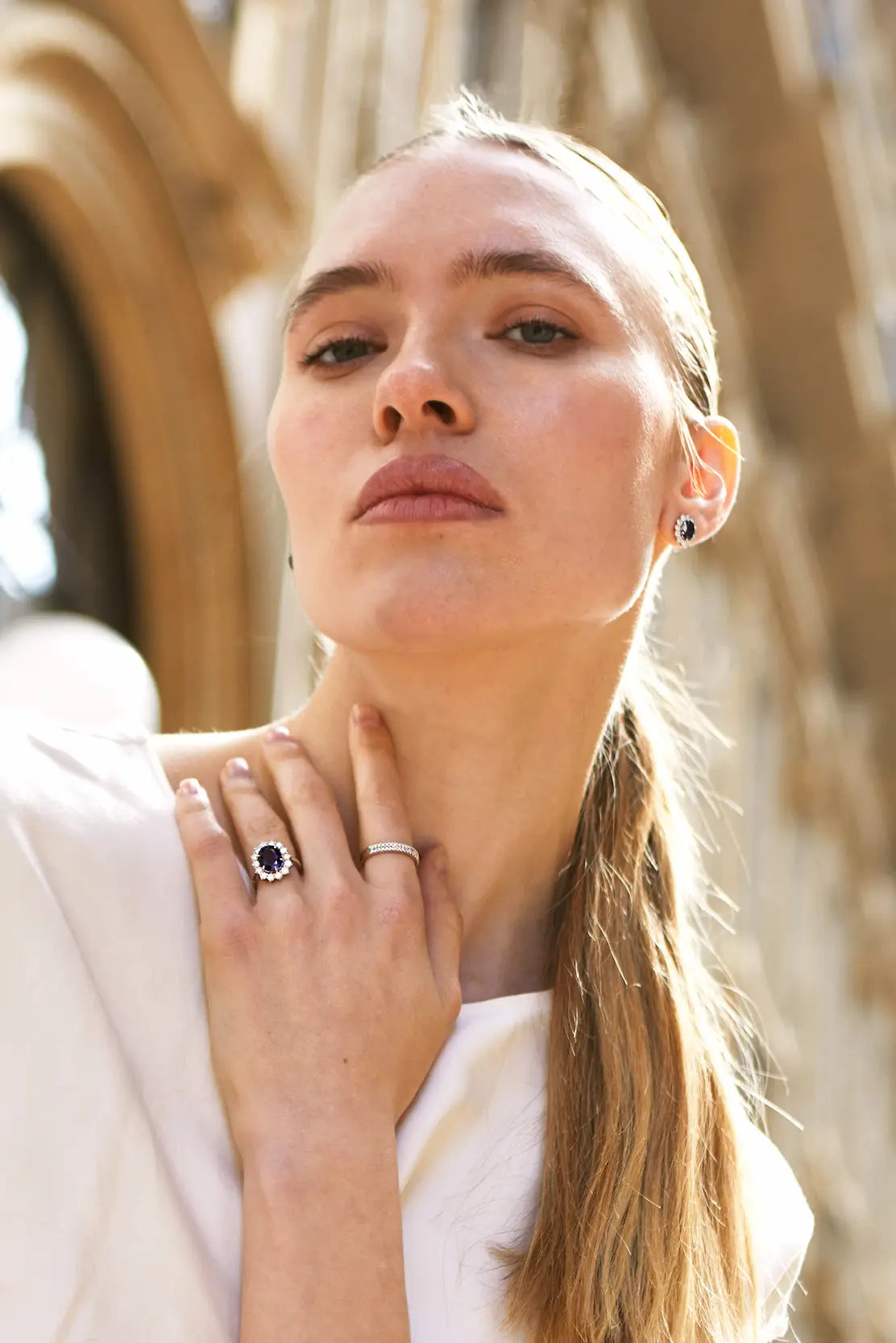 Anello "Diana" Zaffiro Étoile™